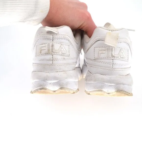 FILA Disruptor II Premium Chunky Dad Sneakers Platform 5VF80170 White Women's 6