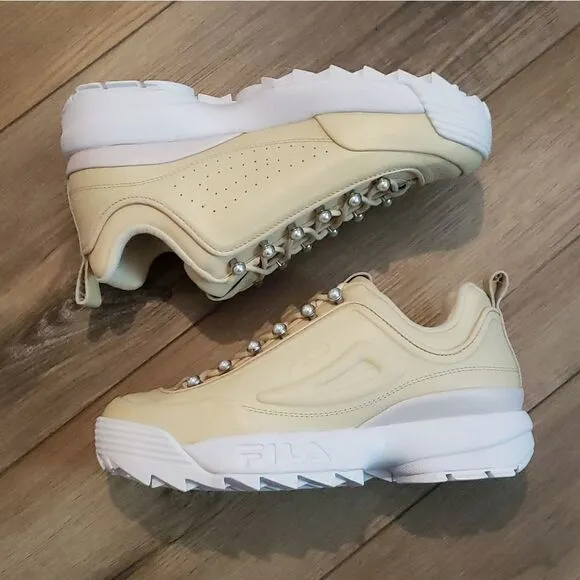 Fila Effervescent Pearl Disruptor Zero Sneakers Size 8 NIB