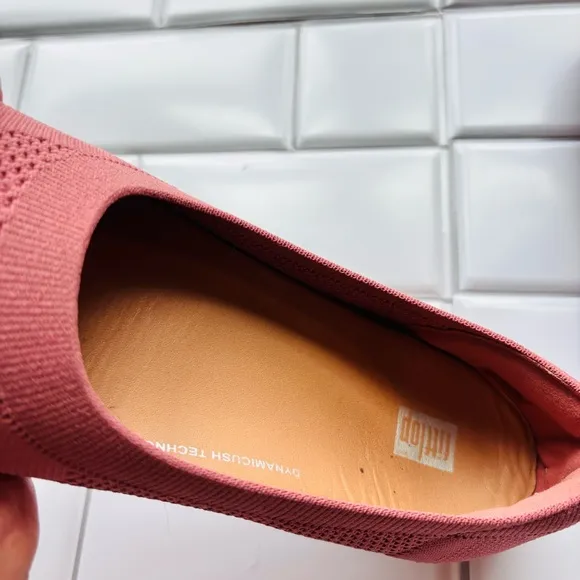 FitFlop Allegro Ballerina Knit Rose pink size 8.5