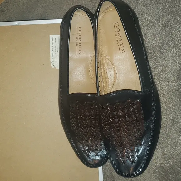 Florsheim braided weave leather dress shoes 13
