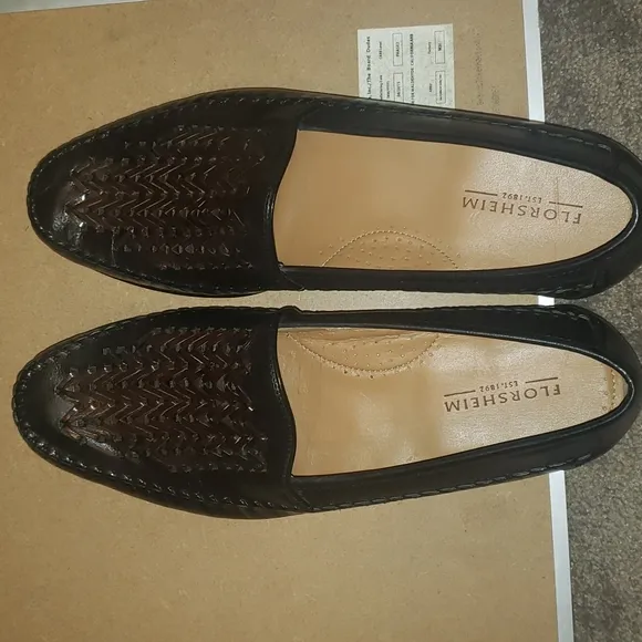 Florsheim braided weave leather dress shoes 13