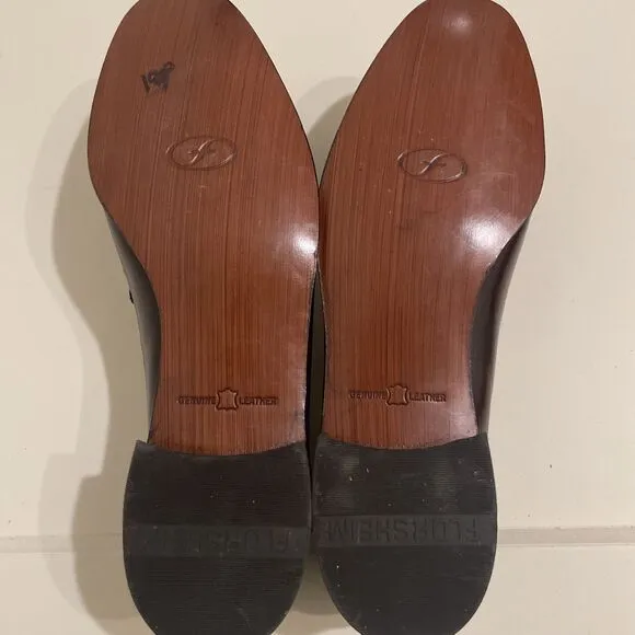 Florsheim Como Black Cherry Leather Dress Shoe Slip On Loafer Mens Size 13 D
