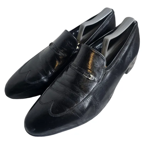 Florsheim Designer Collection Men’s Dress Shoes Black Leather 10D