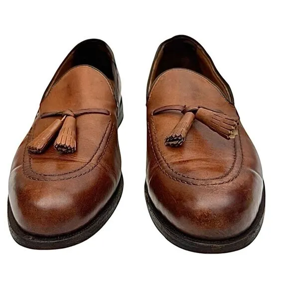 FootJoy Classics Brown Leather Tassel Loafers Made in USA 75499 Men Size 11.5 B