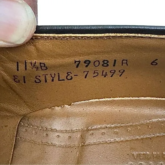 FootJoy Classics Brown Leather Tassel Loafers Made in USA 75499 Men Size 11.5 B