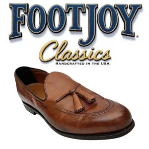 FootJoy Classics Brown Leather Tassel Loafers Made in USA 75499 Men Size 11.5 B
