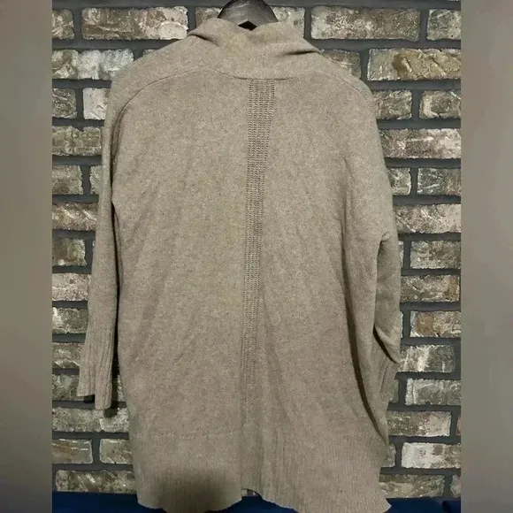 Frame 100% Cashmere Longline Beige Cardigan | Size XS | Luxury Capsule Layer