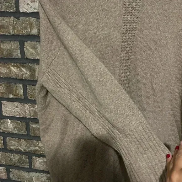 Frame 100% Cashmere Longline Beige Cardigan | Size XS | Luxury Capsule Layer