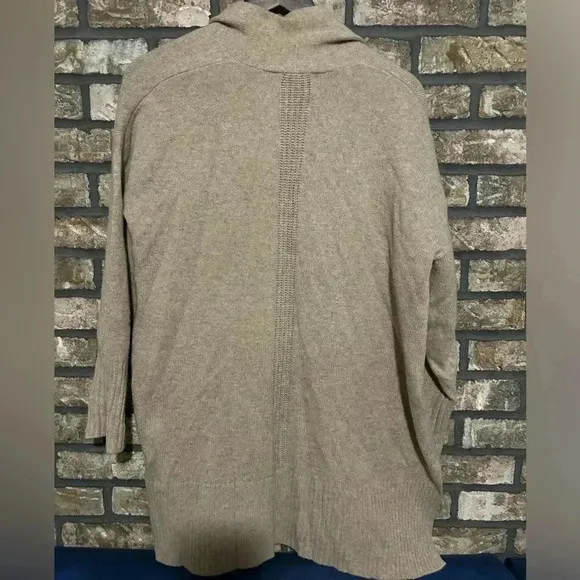 Frame 100% Cashmere Longline Beige Cardigan | Size XS | Luxury Capsule Layer