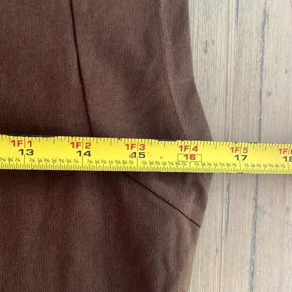 Frame Cap Sleeve Crew Neck Midi Dress in Mahogany Brown  Size XS