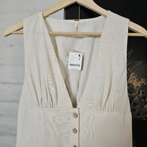 Free People Beach Neutral Best Dressed Midi by free-est Sz S NWT