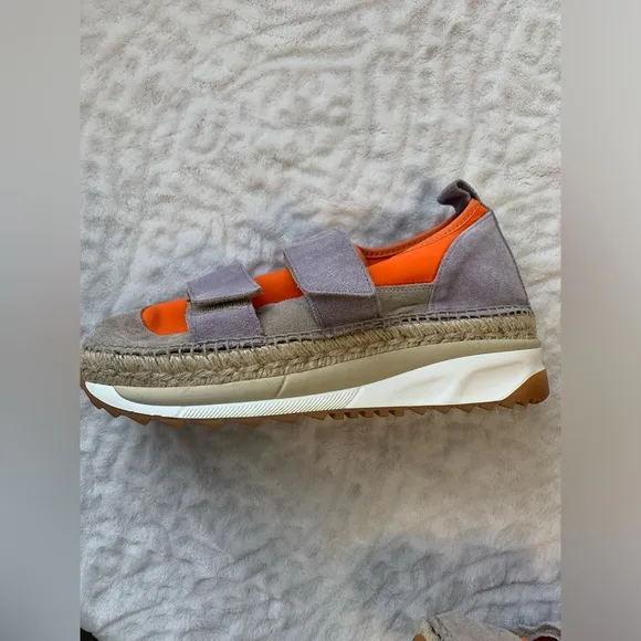 Free People Chapmin Double Take Sneaker In Tiger Lily Size 39