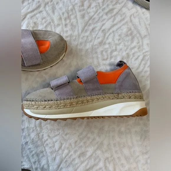 Free People Chapmin Double Take Sneaker In Tiger Lily Size 39