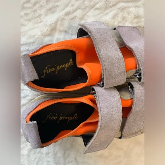 Free People Chapmin Double Take Sneaker In Tiger Lily Size 39