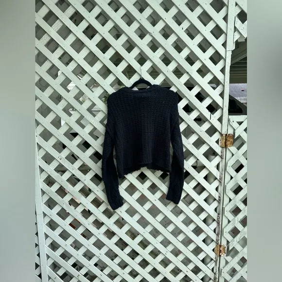 Free People Cutting Edge Cable Sweater