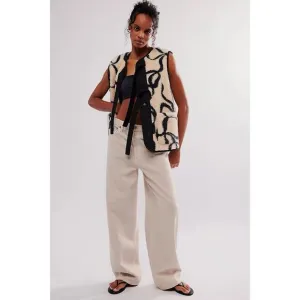 Free People Damson Madder Marta Borg Gilet $155