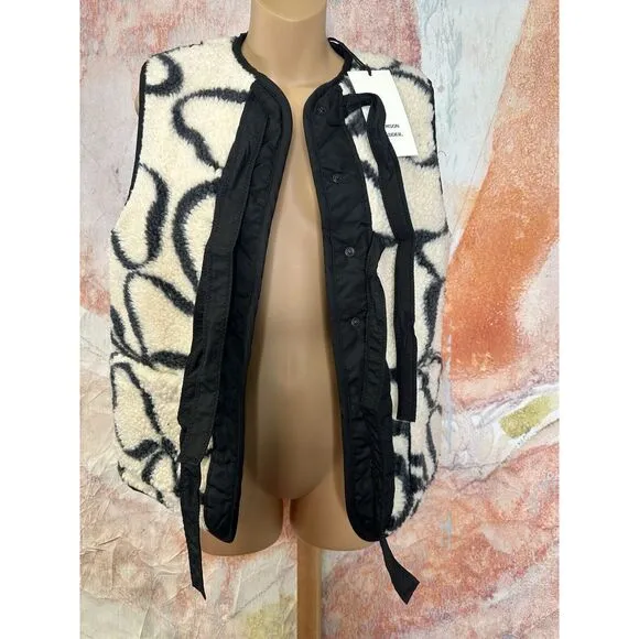 Free People Damson Madder Marta Borg Gilet $155