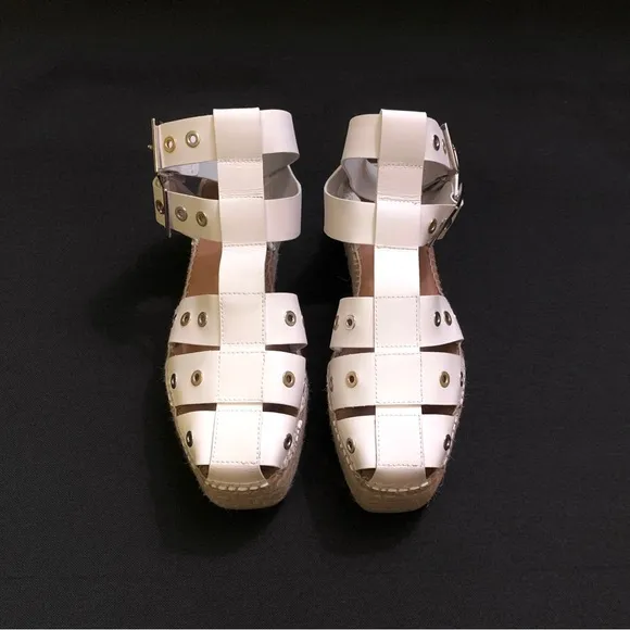 FREE PEOPLE Gable Gladiator Platform Espadrille Sandals —Genuine Leather 7.5 US