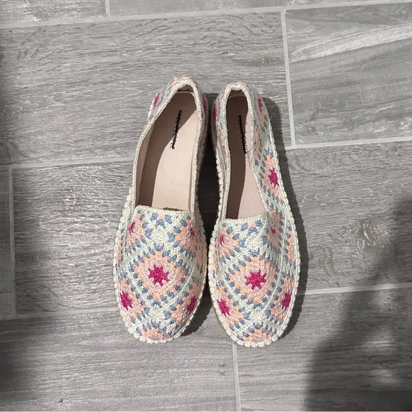 Free People Gran Via Crochet Espadrilles Size 7 New in the Box
