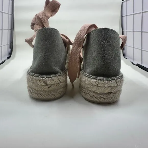Free People Lace Up Heat Wave Wrap Espadrilles Size 8.5/9 EU 39 NWOB