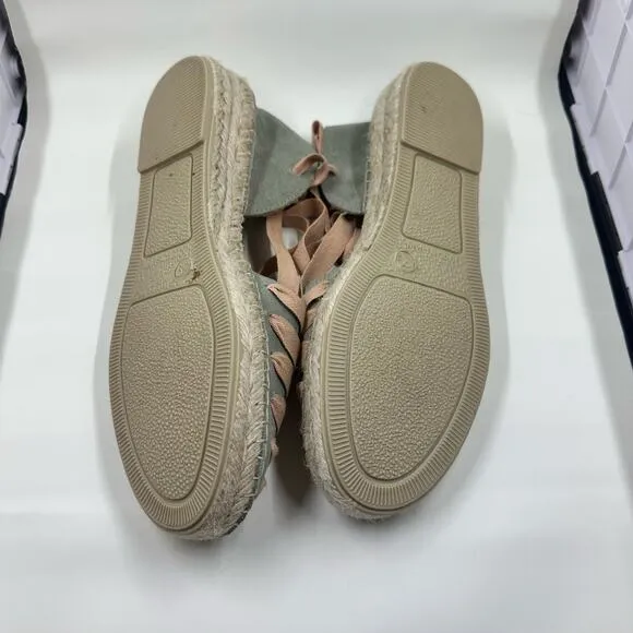 Free People Lace Up Heat Wave Wrap Espadrilles Size 8.5/9 EU 39 NWOB