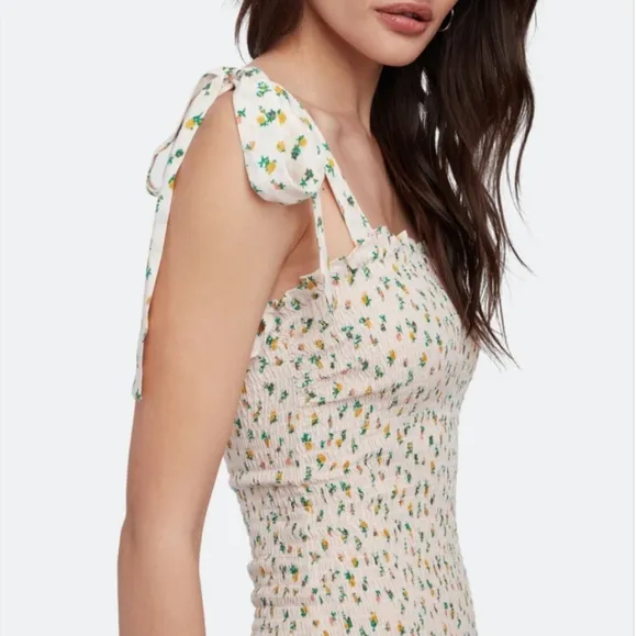 Free People NWT Bella Smock Mini Slip dress