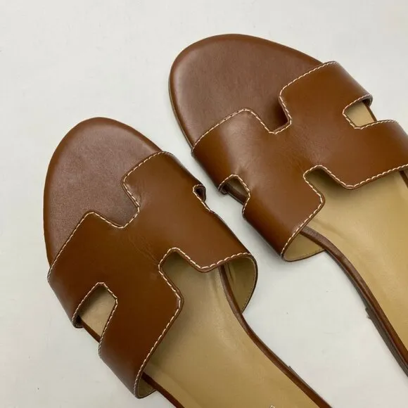 FRENCH SOLE Alibi Sandal in Cognac Size 9.5