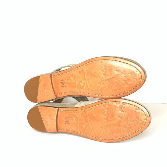 Frye ‘Carson Ankle Ballet’ flats in Ash Sz 7.5