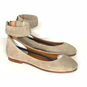 Frye ‘Carson Ankle Ballet’ flats in Ash Sz 7.5