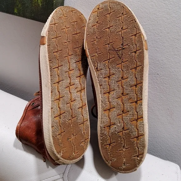 Frye Greene Back Zipper High Top Sneakers Size 6,5