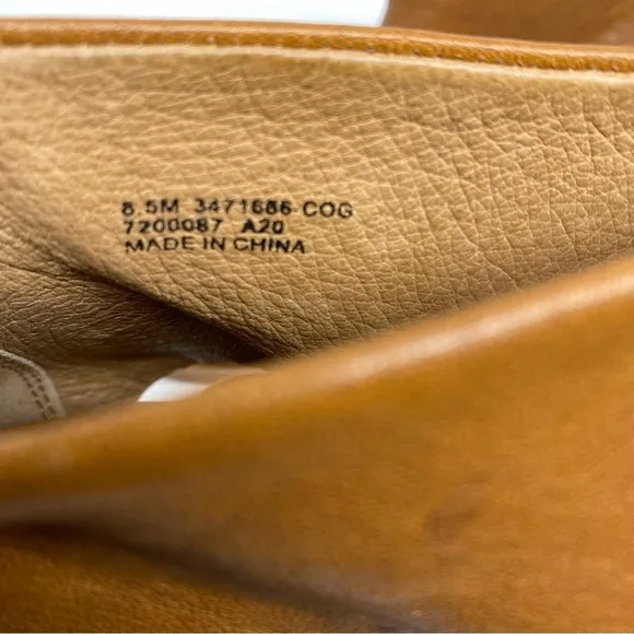 Frye Tash Cut Out Brown Leather Bootie Sandals Size 8.5