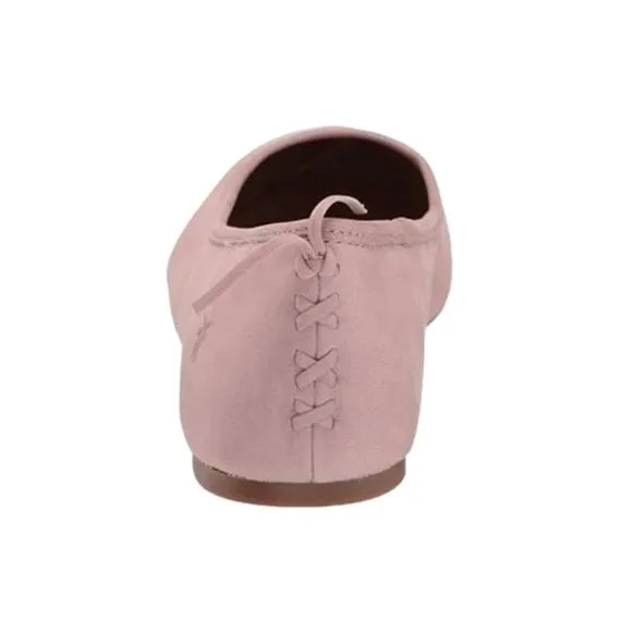 Frye Women's Regina Pointed Toe Leather Ballet Flats Lilac Size 8 1/2