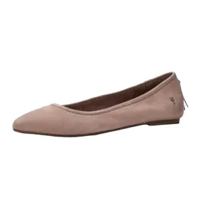 Frye Women's Regina Pointed Toe Leather Ballet Flats Lilac Size 8 1/2