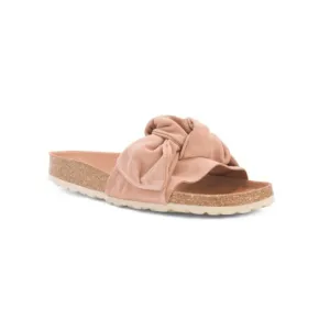 FUN VERBENAS Rose Made In Spain Roxy Suede Flat Sandals