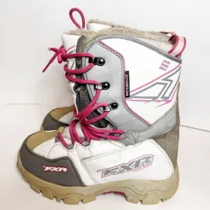 FXR X-CROSS Unisex Black Racing Snowmobile Winter Boots Sz 8 Mens / 10 Womens
