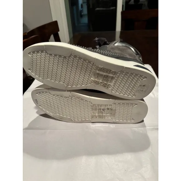 G by Guess Men's Theron High Top Sneakers, Gray, Size 10