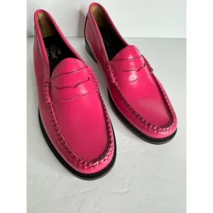 G. H. Bass Whitney Candy Weejuns Leather Penny Loafer Women's Size 5.5 NEW Pink