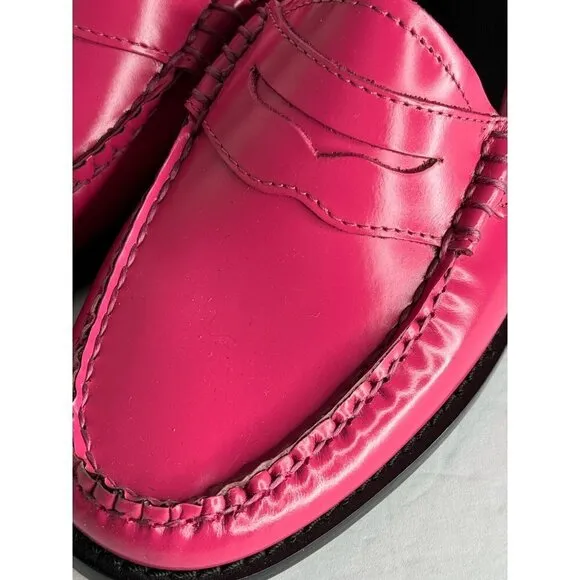 G. H. Bass Whitney Candy Weejuns Leather Penny Loafer Women's Size 5.5 NEW Pink