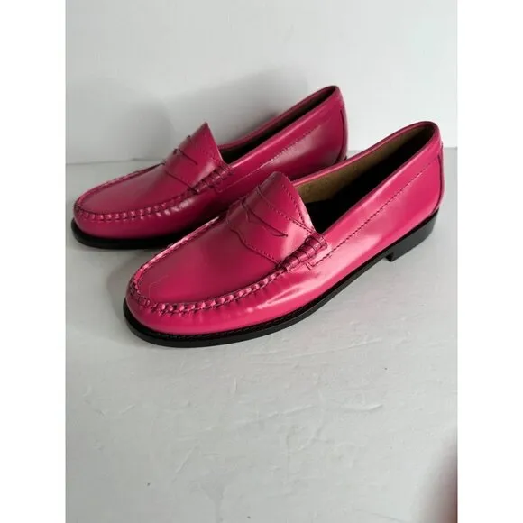 G. H. Bass Whitney Candy Weejuns Leather Penny Loafer Women's Size 5.5 NEW Pink