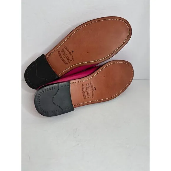 G. H. Bass Whitney Candy Weejuns Leather Penny Loafer Women's Size 5.5 NEW Pink