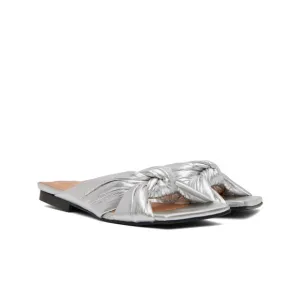 GANNI Soft Knot Flat Mule