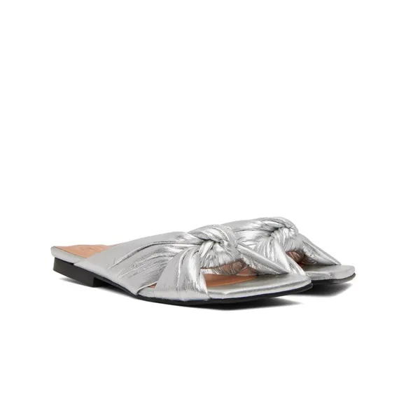 GANNI Soft Knot Flat Mule