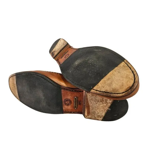 Garys International Croc &amp; Leather Tassel Loafers Mens 9M Non-Skid Made in Spain