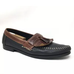 GH Bass &amp; Co Weejuns Loafers Dress Shoes Mens Black Brown Leather, Sz 11