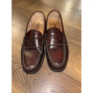 GH Bass Weejuns Wilton Penny Loafers Mens Size 12 M Burgundy Wine Classic 0500