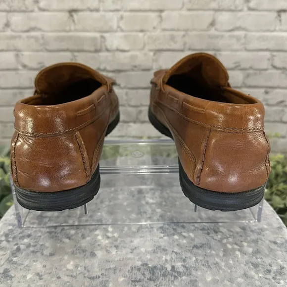 Giorgio Brutini “Montehi” Chestnut Leather Double-Kiltie Tassel Loafer Mens 11.5