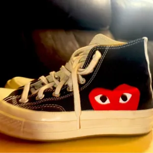 Girls Limited addition Converse Red Peekabooo high top sneakers