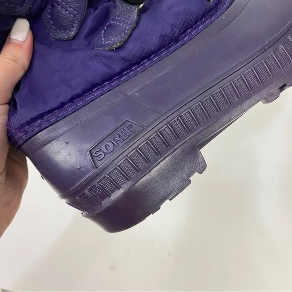 Girls Sorel Purple Winter Snow Boots