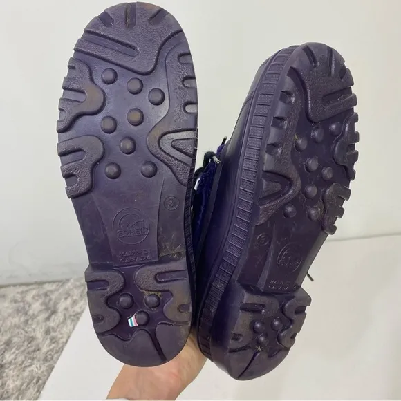 Girls Sorel Purple Winter Snow Boots