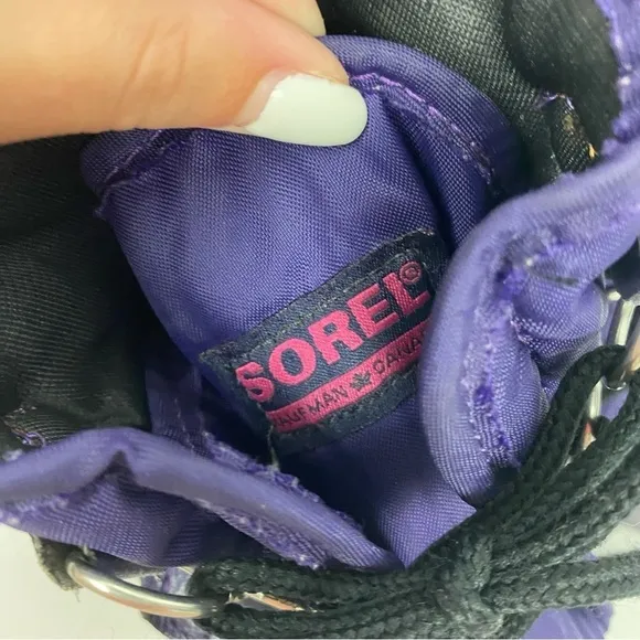 Girls Sorel Purple Winter Snow Boots